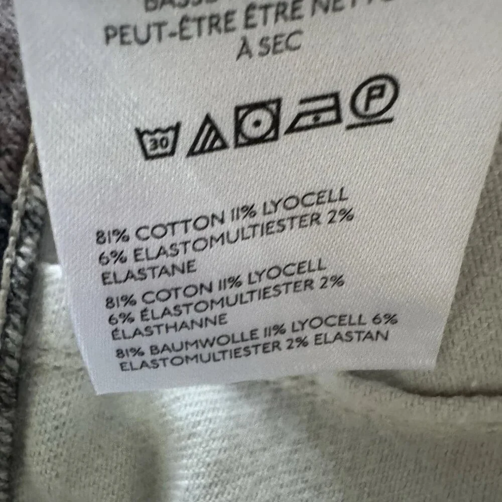 Pilcro Gray and Cream Abstract Women's Flare Jeans - Picture 10 of 12